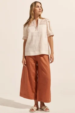 zoe kratzmann Dialect Top-Ivory|Women Tops