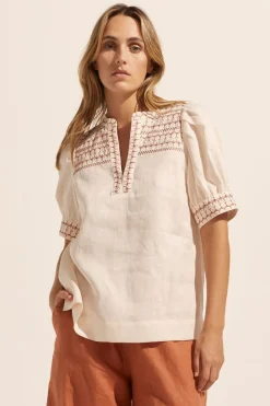 zoe kratzmann Dialect Top-Ivory|Women Tops