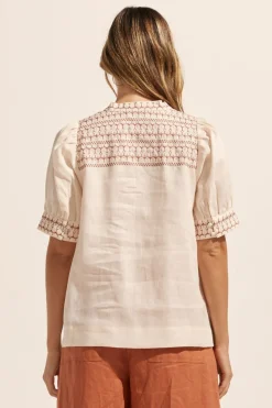 zoe kratzmann Dialect Top-Ivory|Women Tops