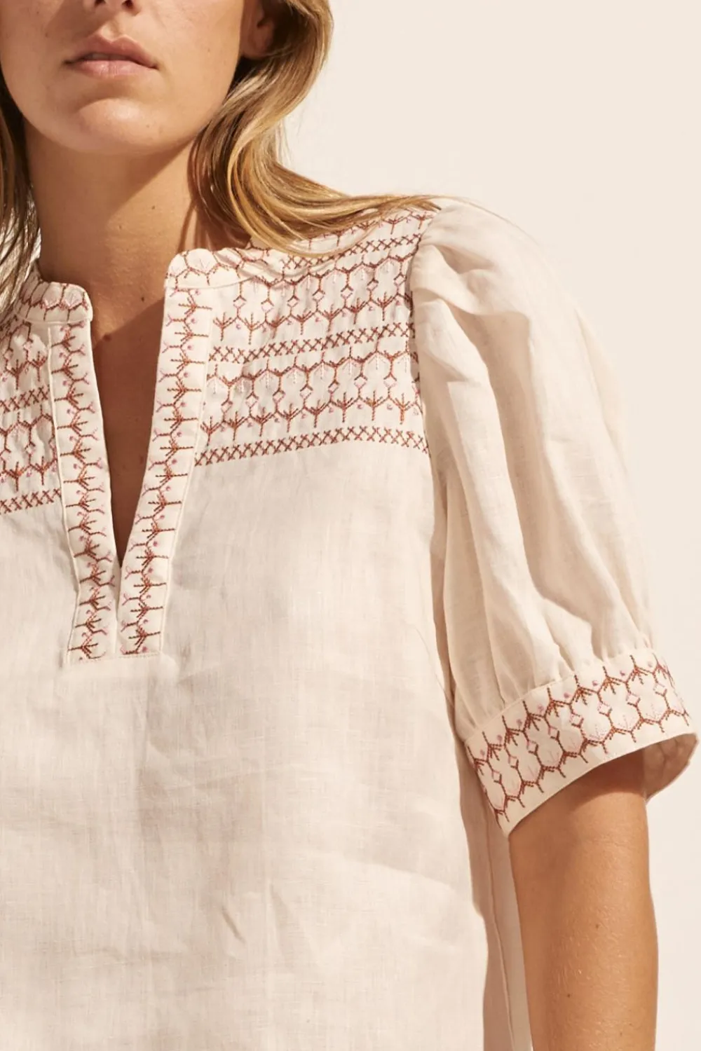 zoe kratzmann Dialect Top-Ivory|Women Tops