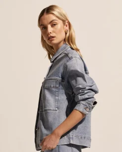 zoe kratzmann Edit Jacket-Washed Denim|Women Jackets