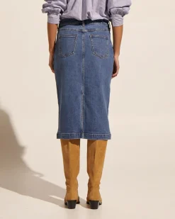 zoe kratzmann Element Skirt-Mid Denim|Women Bottoms