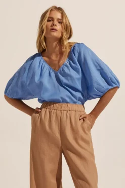 zoe kratzmann Element Top-Azure|Women Tops