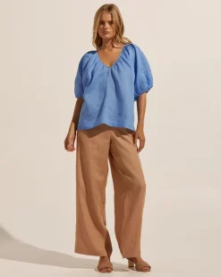 zoe kratzmann Element Top-Azure|Women Tops
