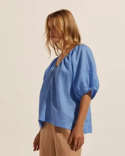 zoe kratzmann Element Top-Azure|Women Tops
