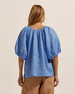 zoe kratzmann Element Top-Azure|Women Tops