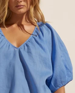 zoe kratzmann Element Top-Azure|Women Tops