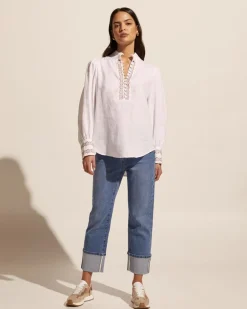 zoe kratzmann Emerge Top-Porcelain|Women Tops
