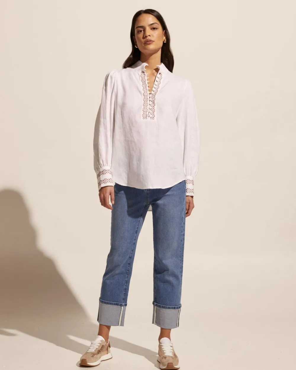 zoe kratzmann Emerge Top-Porcelain|Women Tops