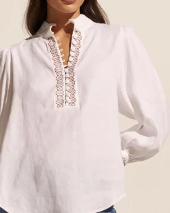 zoe kratzmann Emerge Top-Porcelain|Women Tops