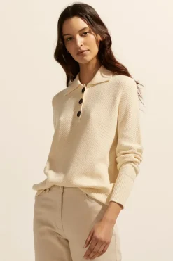 zoe kratzmann Engulf Knit-Cream|Women Knitwear