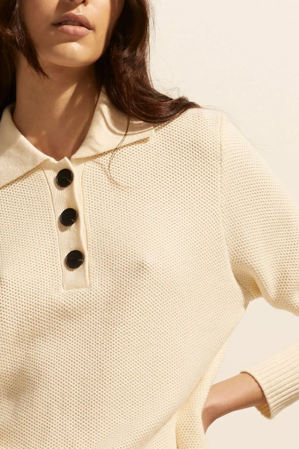 zoe kratzmann Engulf Knit-Cream|Women Knitwear