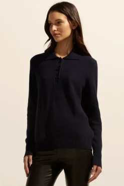 zoe kratzmann Engulf Knit-Indigo|Women Knitwear