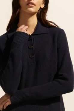 zoe kratzmann Engulf Knit-Indigo|Women Knitwear