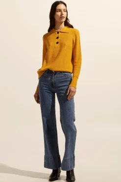 zoe kratzmann Engulf Knit-Ochre|Women Knitwear
