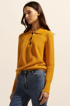 zoe kratzmann Engulf Knit-Ochre|Women Knitwear