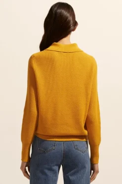 zoe kratzmann Engulf Knit-Ochre|Women Knitwear