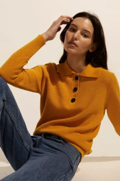 zoe kratzmann Engulf Knit-Ochre|Women Knitwear
