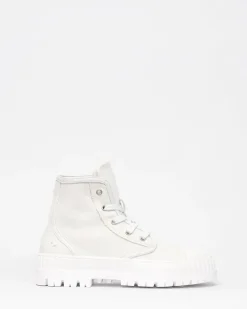 zoe kratzmann Exempt Sneaker-White Canvas|Women Sneakers