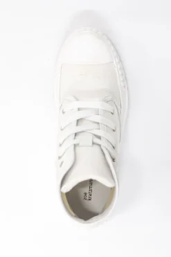 zoe kratzmann Exempt Sneaker-White Canvas|Women Sneakers