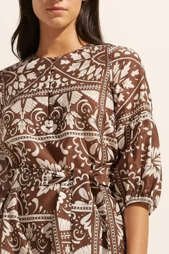 zoe kratzmann Explore Dress-Choc Mosaic|Women Dresses