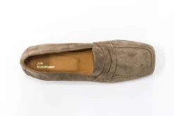 zoe kratzmann Fare Loafer-Chocolate Suede|Women Flats