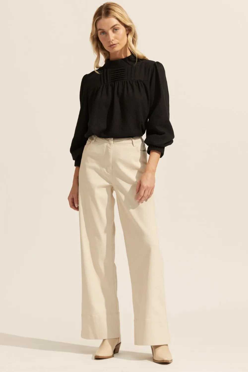 zoe kratzmann Faze Top-Black|Women Tops