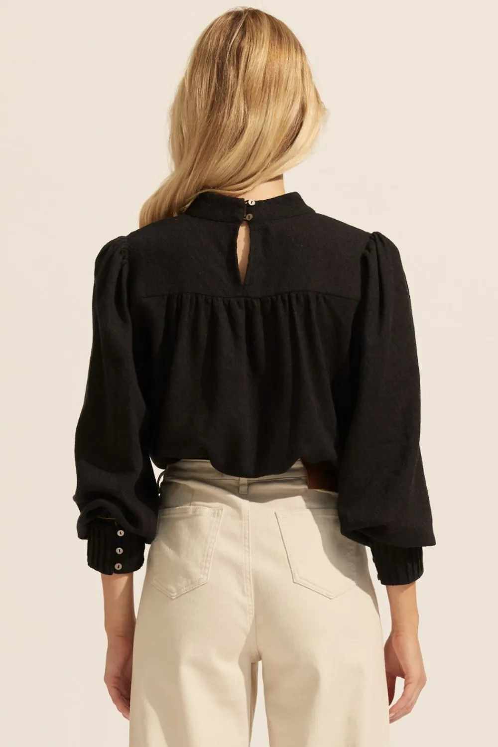 zoe kratzmann Faze Top-Black|Women Tops