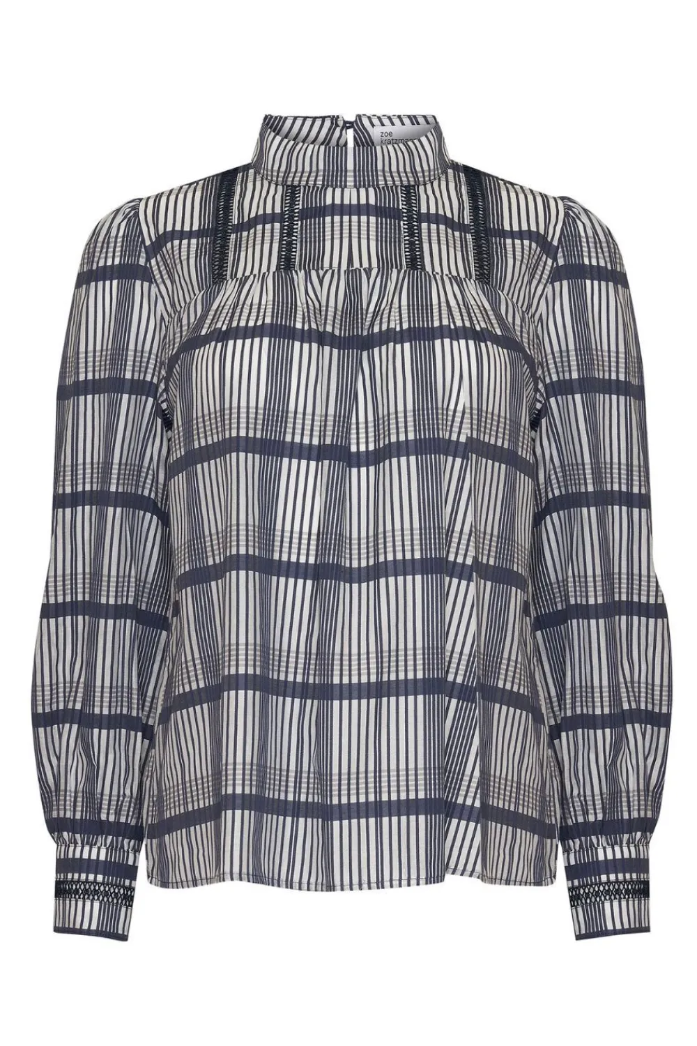zoe kratzmann Faze Top-Ink/Porcelain Check|Women Tops