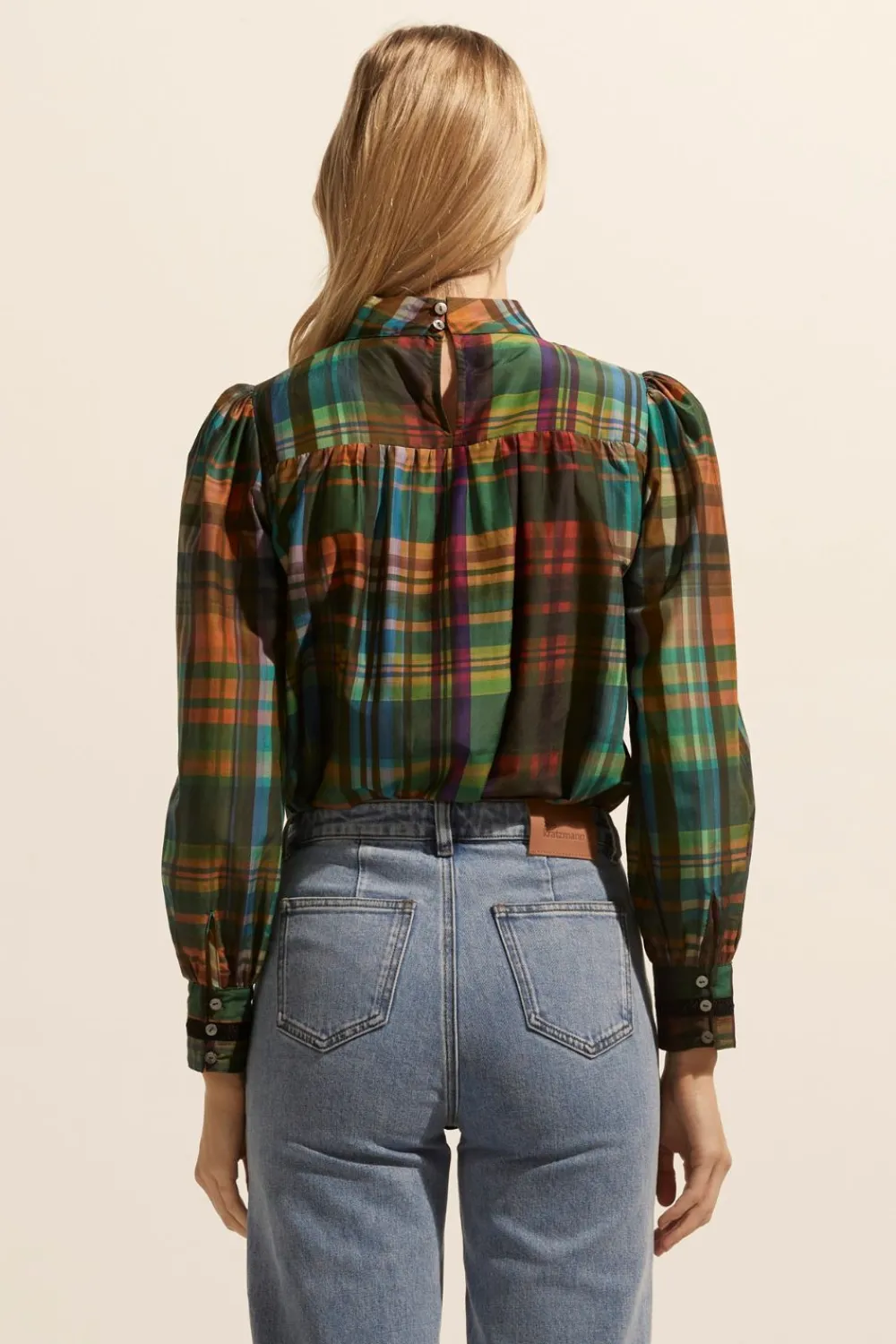 zoe kratzmann Faze Top-Kaleidoscope Check|Women Tops