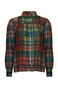 zoe kratzmann Faze Top-Kaleidoscope Check|Women Tops