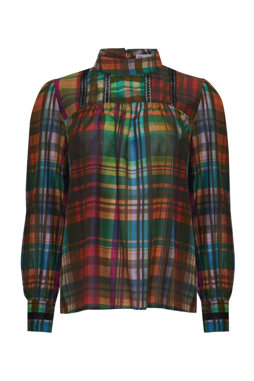 zoe kratzmann Faze Top-Kaleidoscope Check|Women Tops