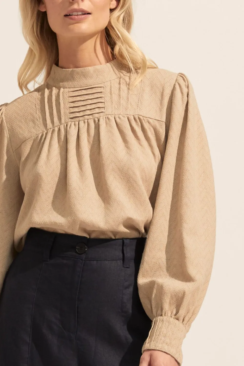 zoe kratzmann Faze Top-Mushroom|Women Tops