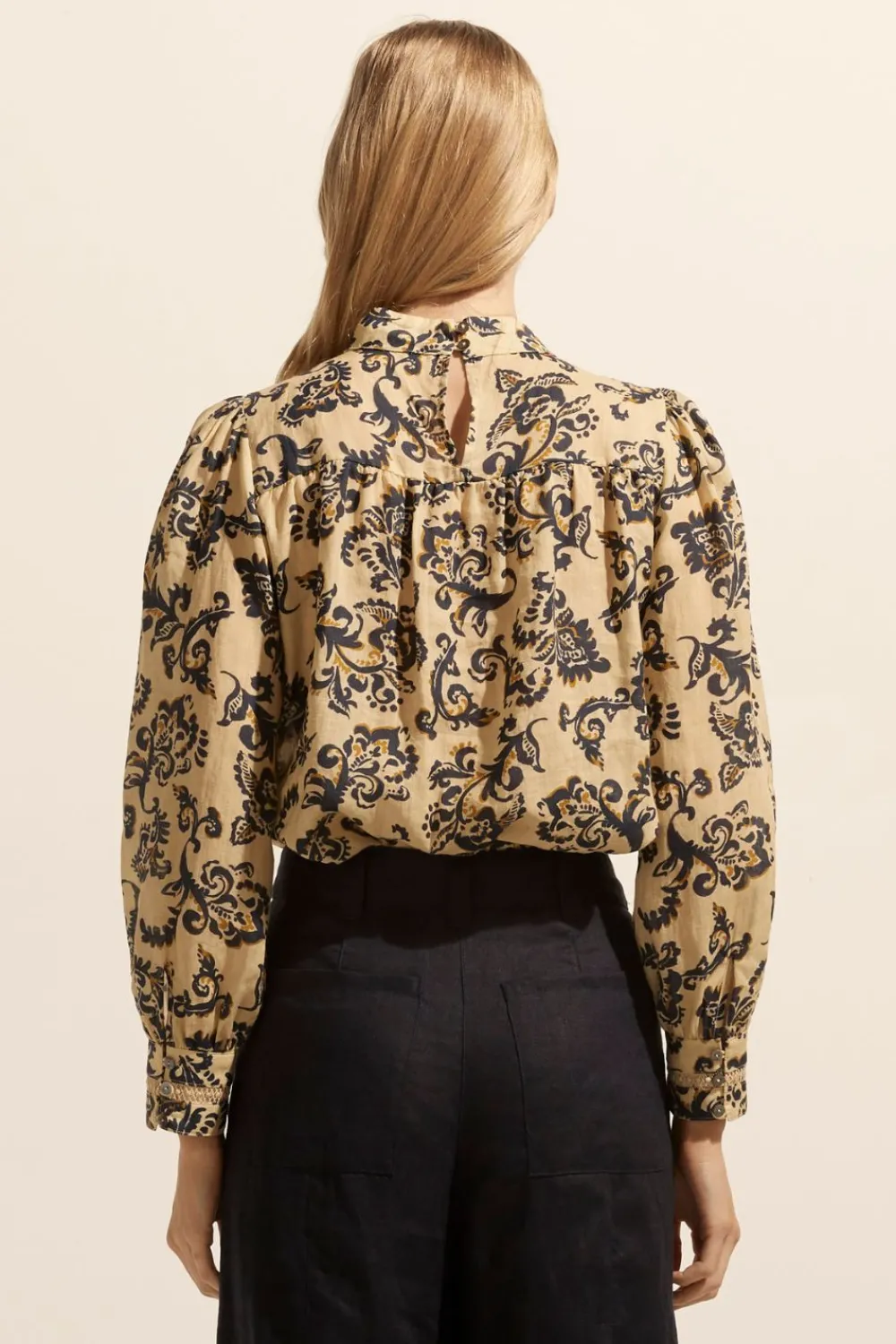 zoe kratzmann Faze Top-Ochre Floral|Women Tops