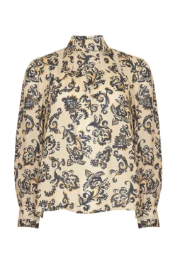 zoe kratzmann Faze Top-Ochre Floral|Women Tops