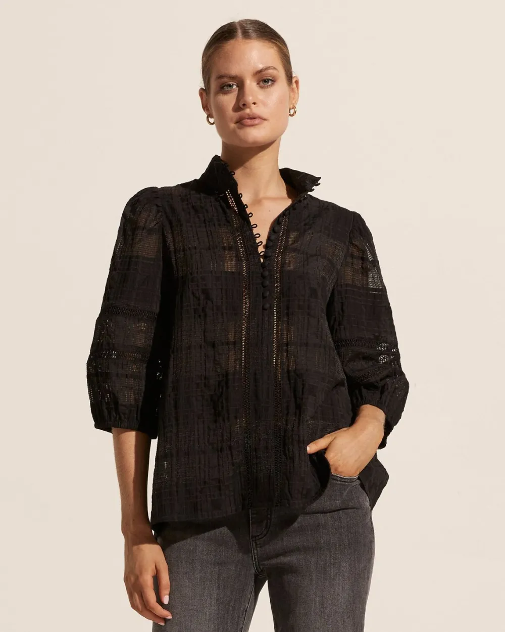 zoe kratzmann Fiction Top-Black|Women Tops