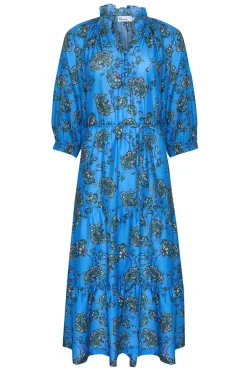 zoe kratzmann Field Dress-Azure Botanic|Women Dresses