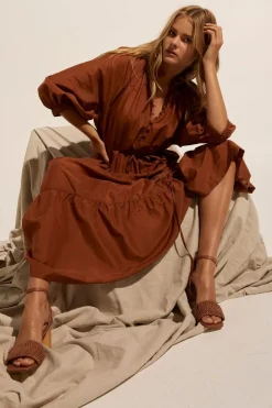 zoe kratzmann Field Dress-Bronze|Women Dresses