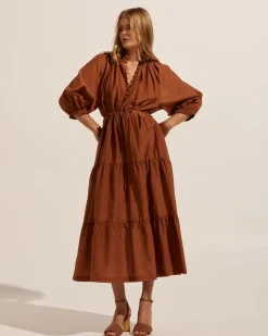 zoe kratzmann Field Dress-Bronze|Women Dresses