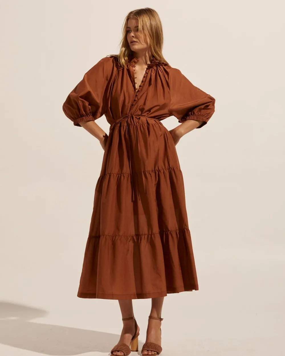 zoe kratzmann Field Dress-Bronze|Women Dresses