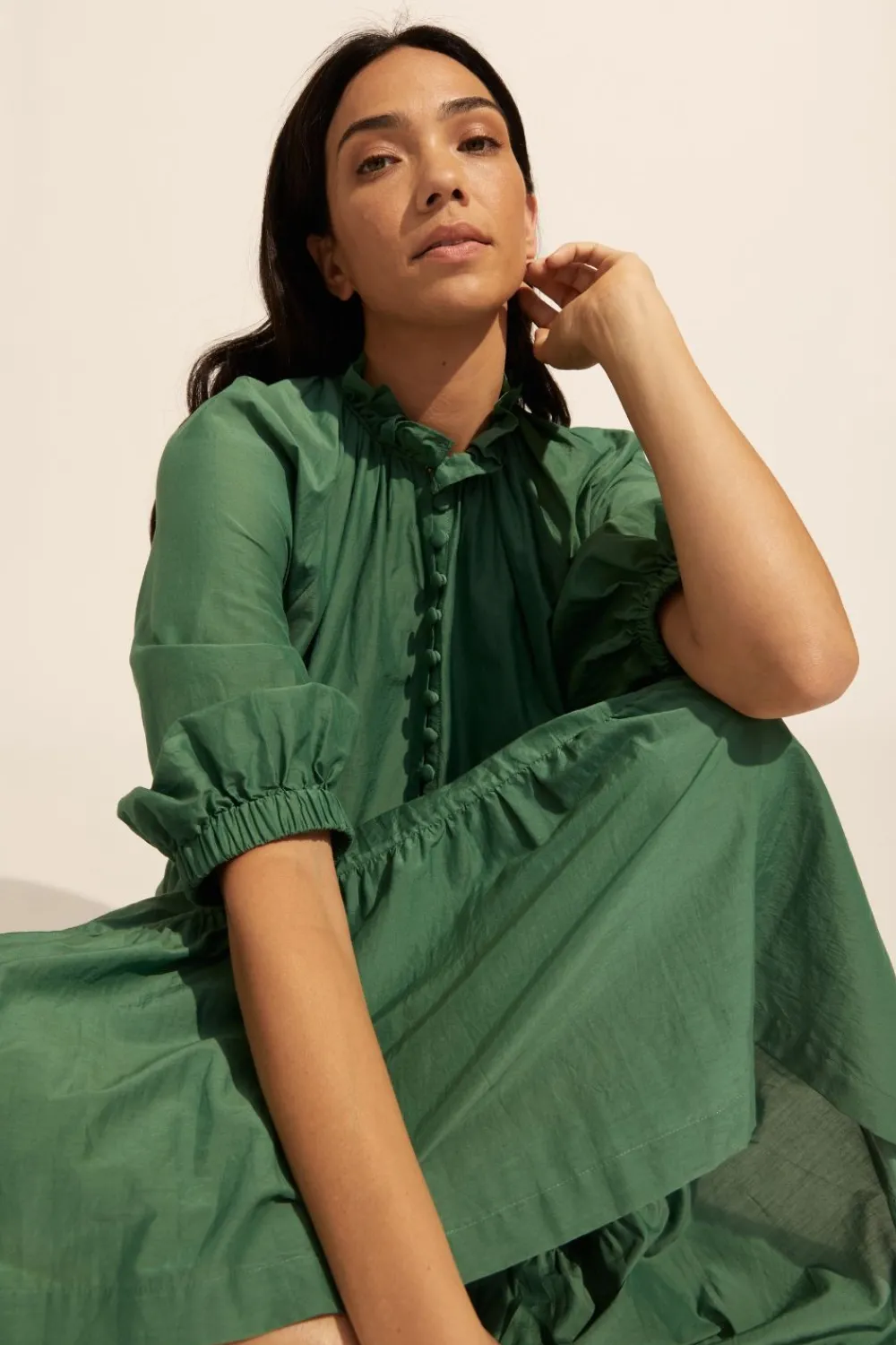 zoe kratzmann Field Dress-Pine|Women Dresses