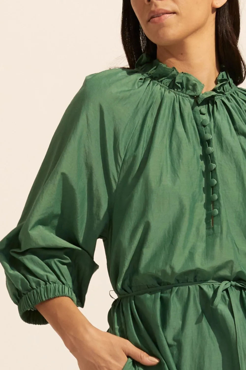 zoe kratzmann Field Dress-Pine|Women Dresses