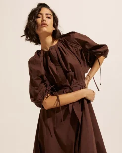 zoe kratzmann Focul Dress-Chocolate|Women Dresses