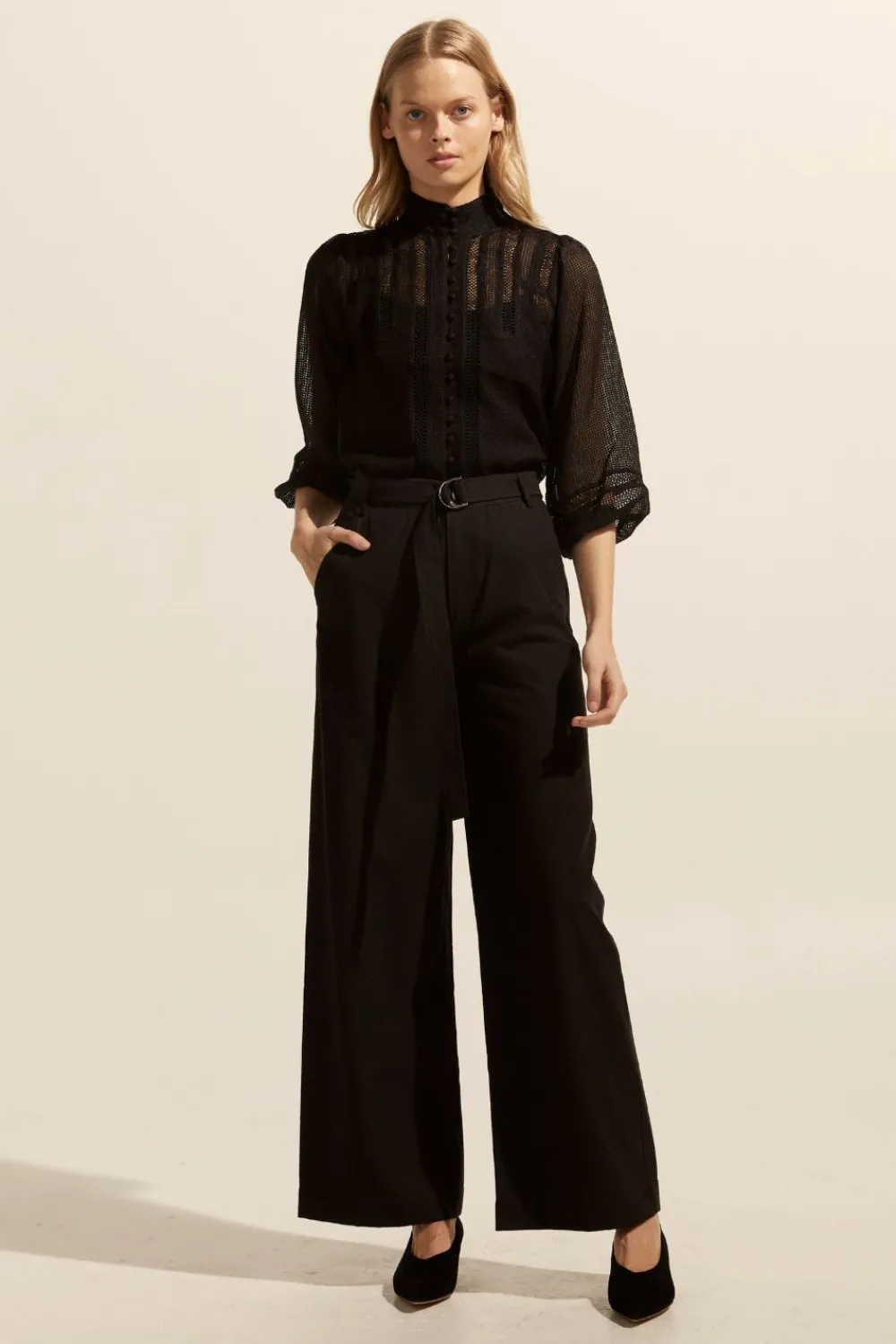 zoe kratzmann Focus Top-Black|Women Tops