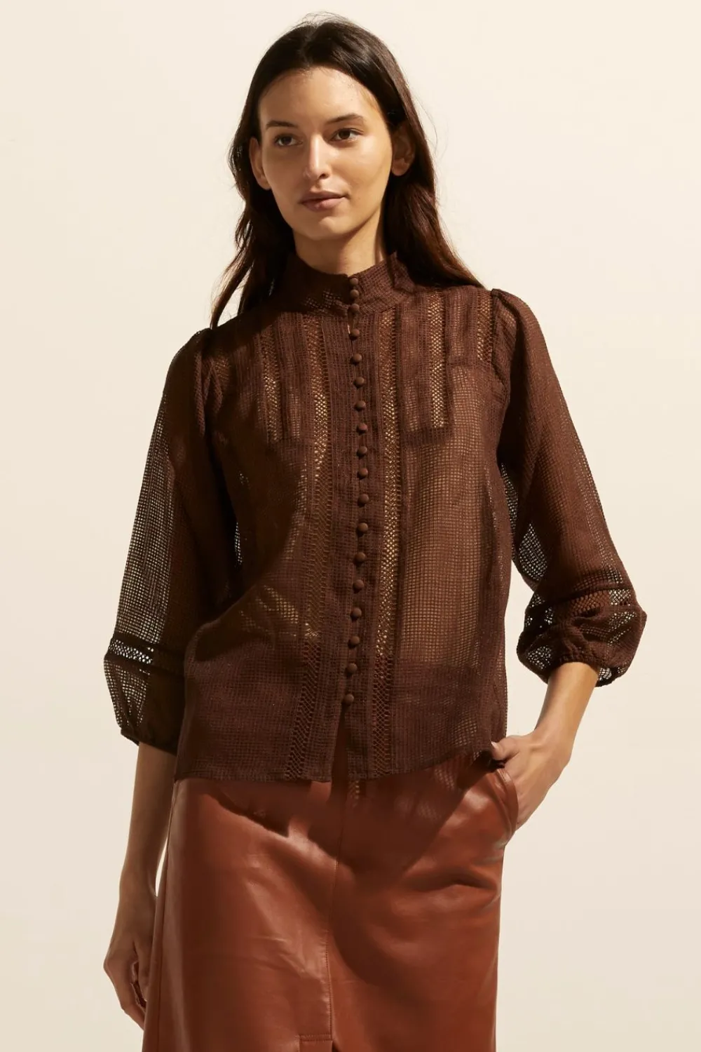 zoe kratzmann Focus Top-Chocolate|Women Tops