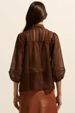 zoe kratzmann Focus Top-Chocolate|Women Tops