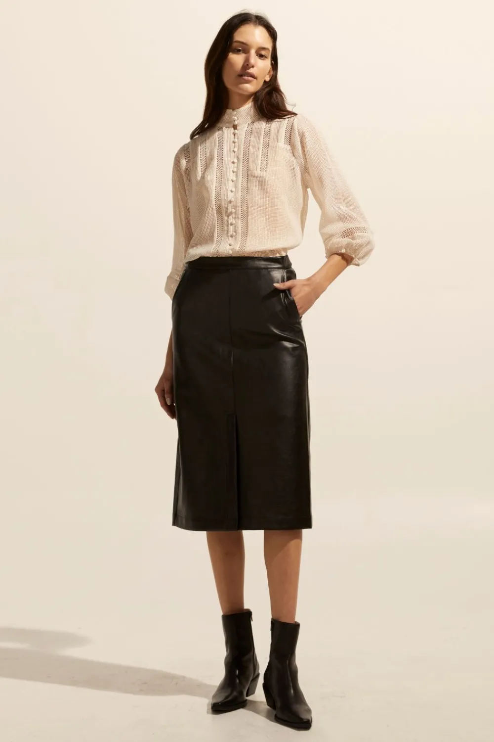zoe kratzmann Focus Top-Ecru|Women Tops