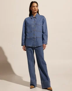 zoe kratzmann Fuse Jacket-Vintage Denim|Women Jackets