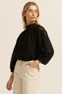 zoe kratzmann Fuse Top-Black|Women Tops