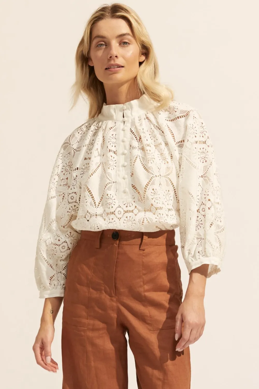 zoe kratzmann Fuse Top-Cream|Women Tops